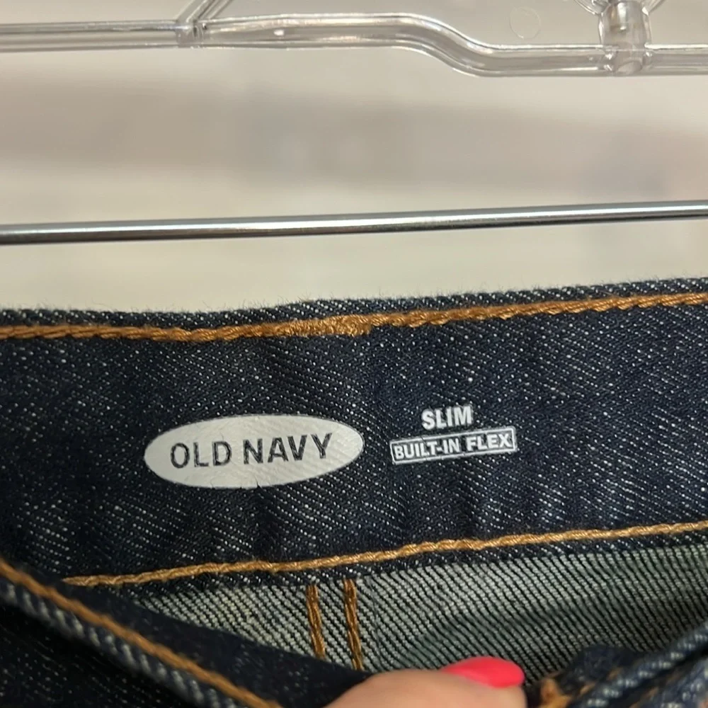 NWT‎ Old Navy Dark Wash Blue Jeans- 44x36